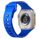 UNIQ STRIDE FKM RUBBER APPLE WATCH STRAP 49/45/44/42MM - COBALT (COBALT BLUE) 