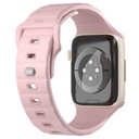 UNIQ STRIDE FKM RUBBER APPLE WATCH STRAP 41/40/38MM - PALE PINK (PALE PINK)