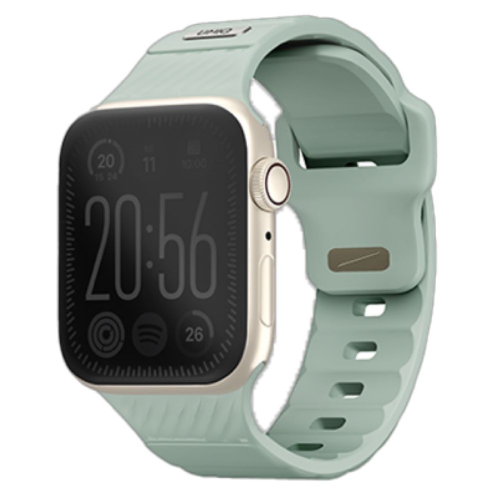 UNIQ STRIDE FKM RUBBER APPLE WATCH STRAP 41/40/38MM - ICEPLANT GREEN (ICEPLANT GREEN)