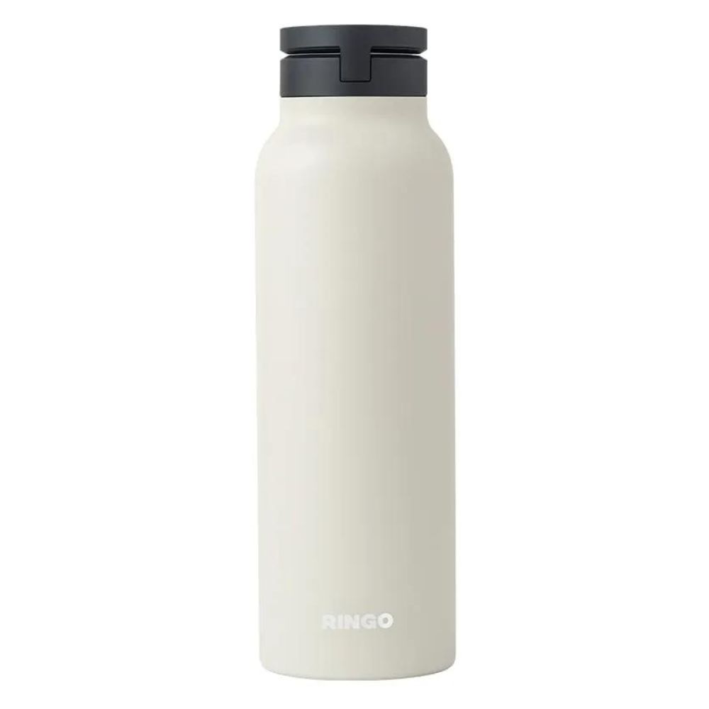 RINGO WATER BOTTLE - 32 OZ - SCREW LID / BOOSTER RING (IVORY)