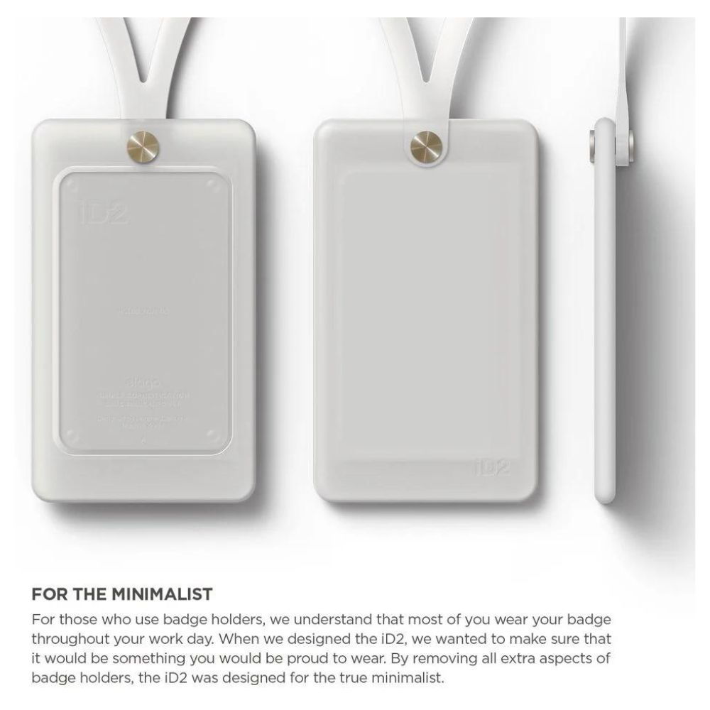 Elago iD2 ID Card Holder (Frosted White)