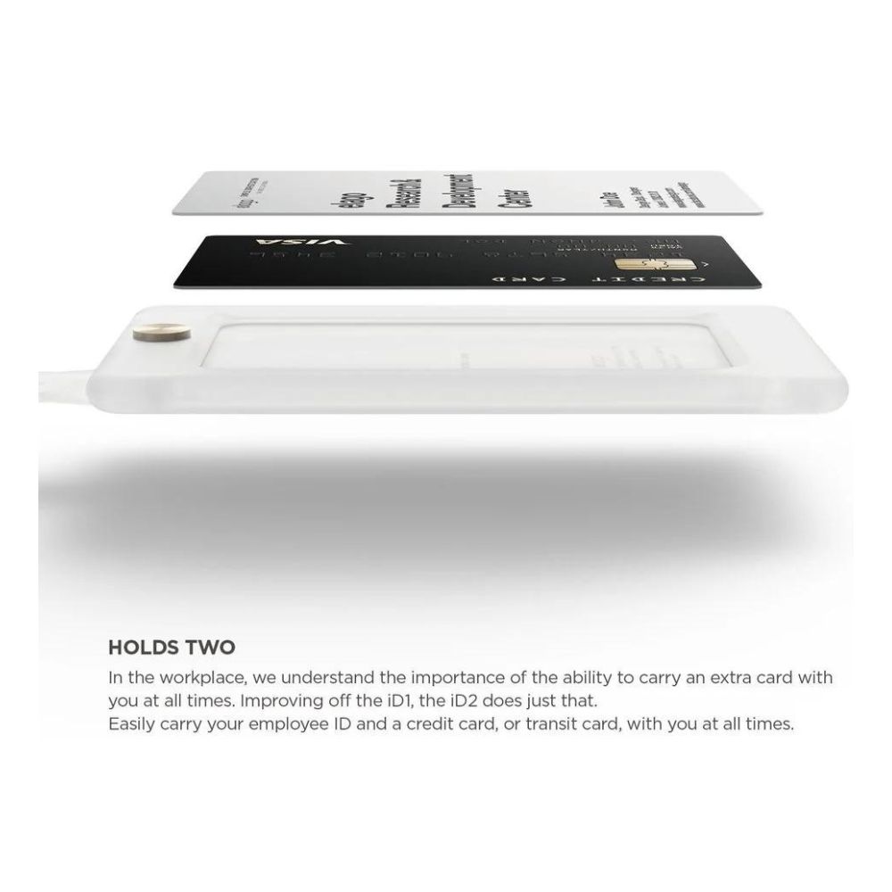 Elago iD2 ID Card Holder (Frosted White)