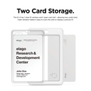 Elago iD4 ID Card Holder (White/Red)
