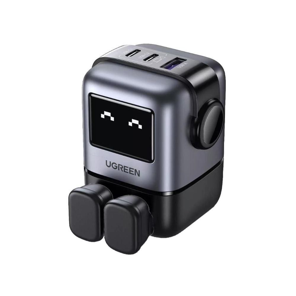 UGREEN Nexode RG 65W 3-Port GaN Fast Charger UK (Grey)