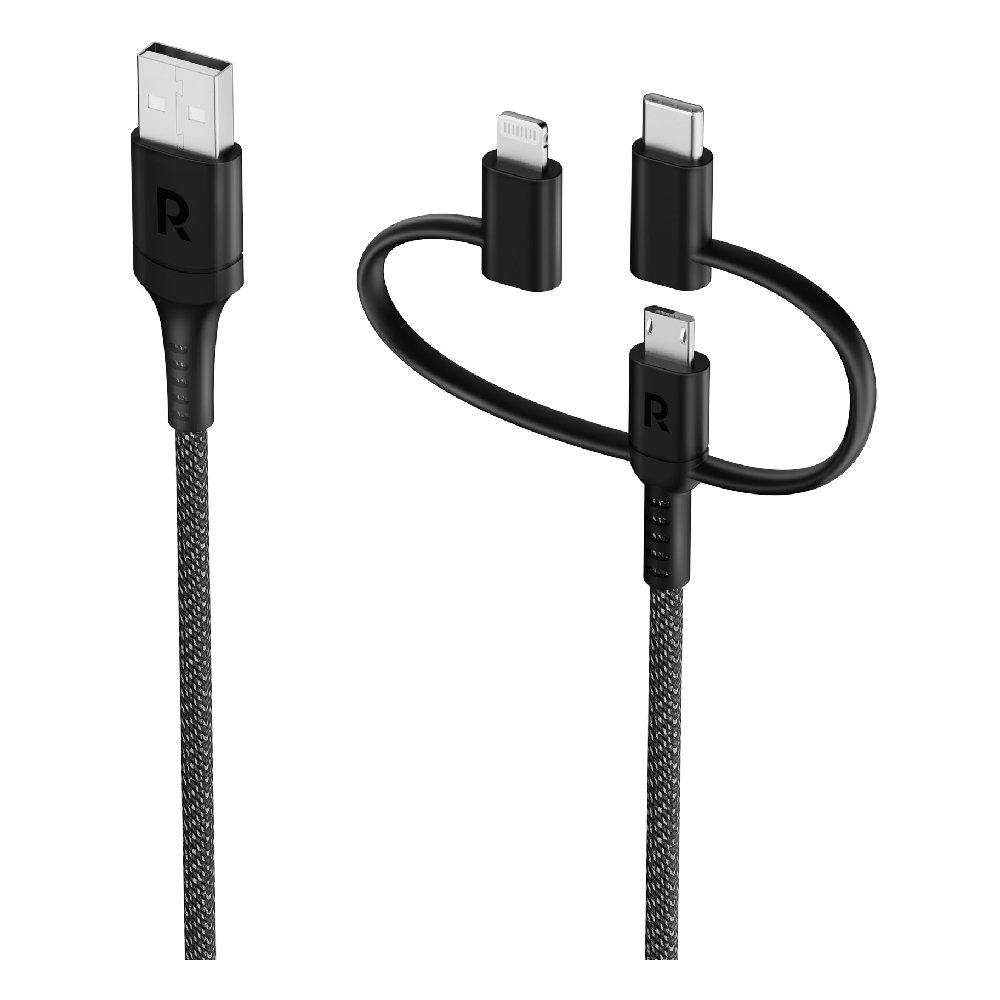 RAVPower 3 in 1 cable Black Global