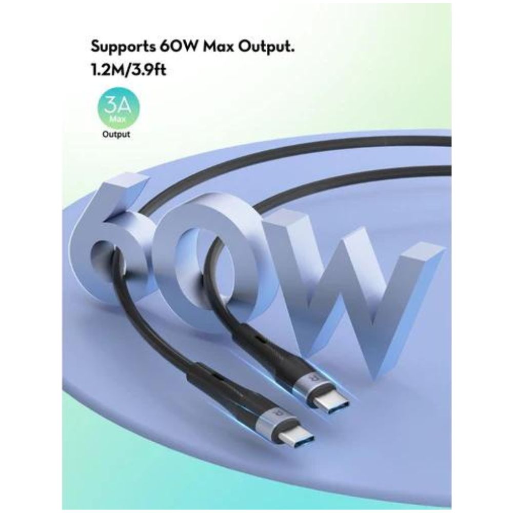 RAVPower 60W C-C Cable 1M Black