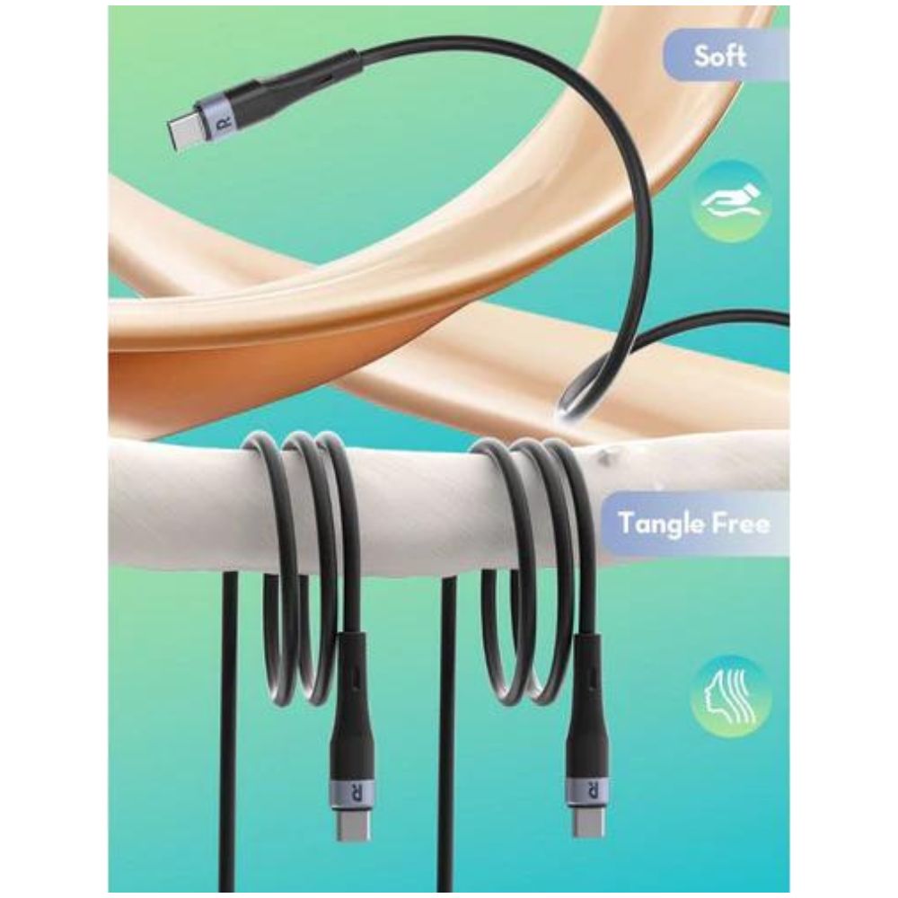 RAVPower 60W C-C Cable 1M Black