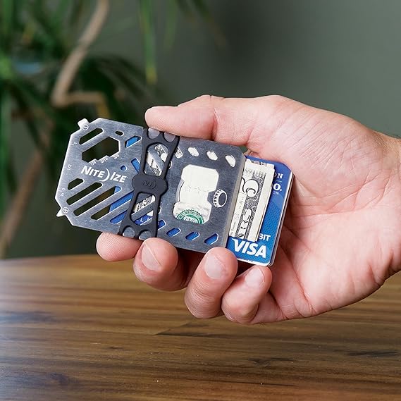 NiteIze Financial Tool® Multi Tool Wallet (Stainless)