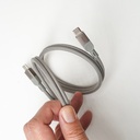 RAVPower 60W C-C Magnetic Braided Cable 1.2M