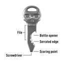 NiteIze DoohicKey® SkullKey Key Tool