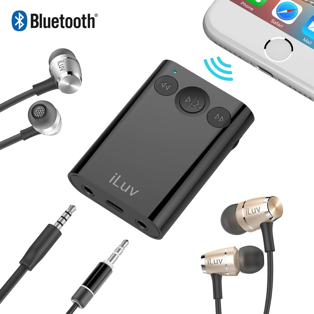 iLuv Bluetooth Stereo Audio Converter w/ Individual Volume Control and Splitter