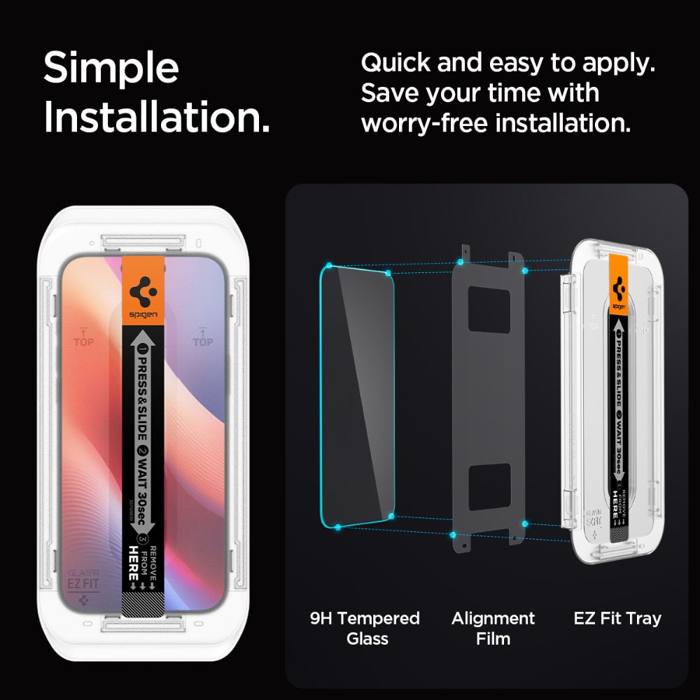 Spigen Screen Protector Fit HD iPhone 16 Pro (Clear)