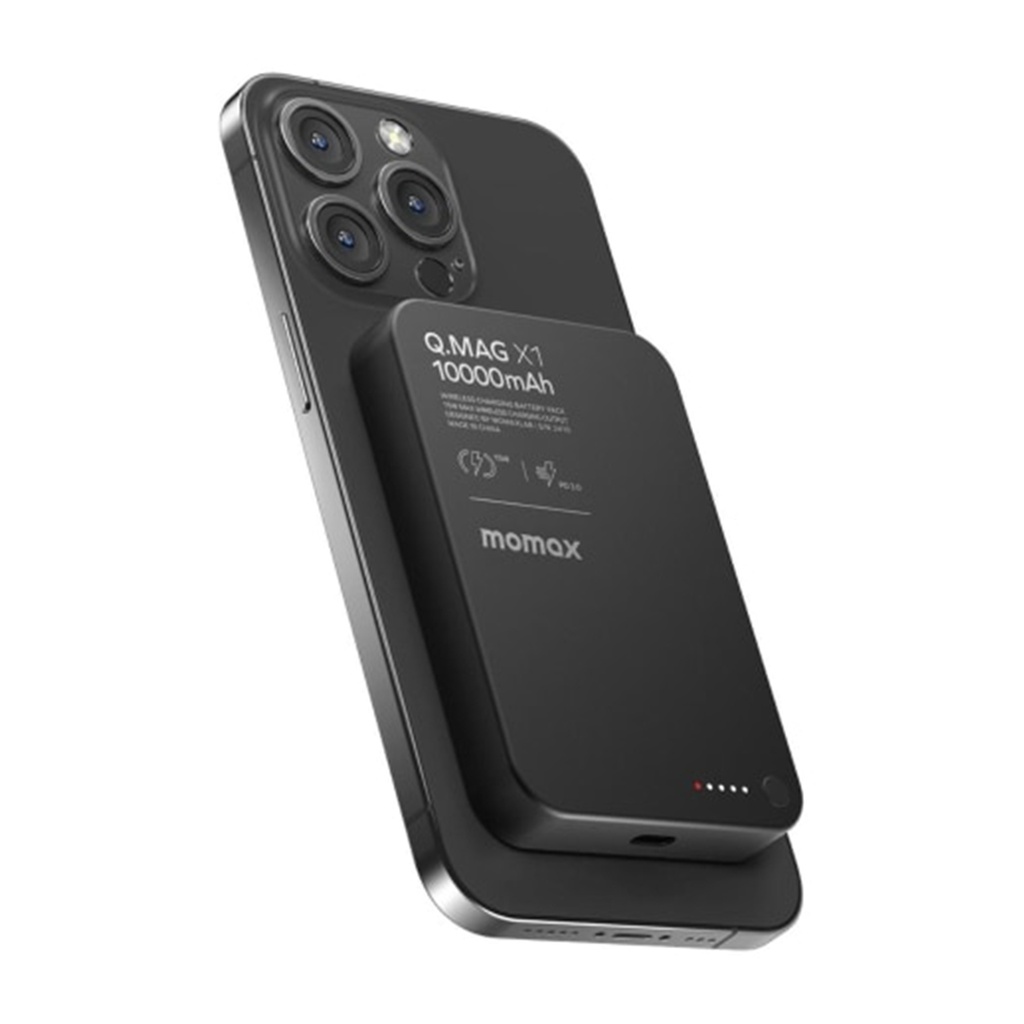 Momax Q.Mag X1 10000mAh wireless battery pack (Black)