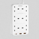 Momax ONEPLUG 
6-Outlet Cube Extension Socket With USB