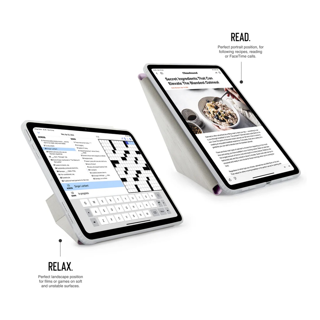 Pipetto Origami No.1 Case for iPad Air 11" 2024 (Mettalic Purple)