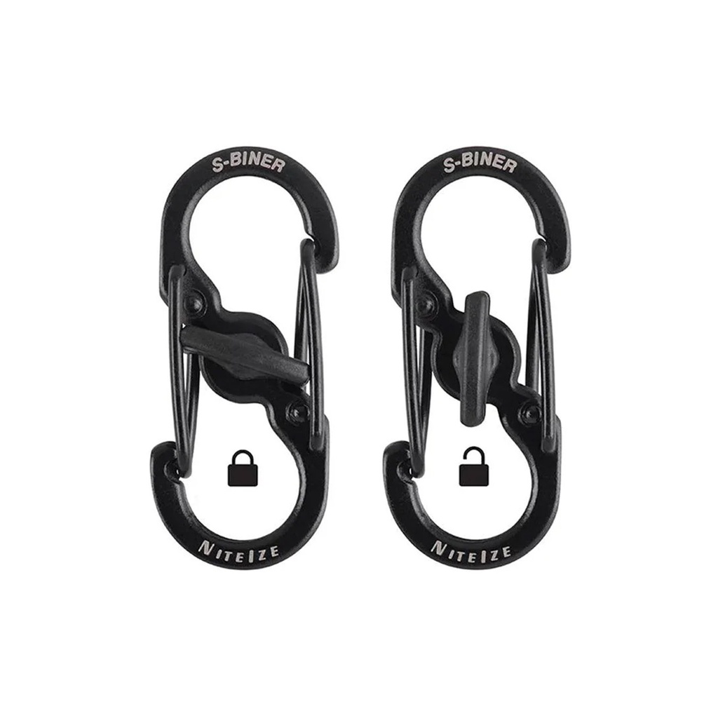 NiteIze S-Biner MicroLock (Black)