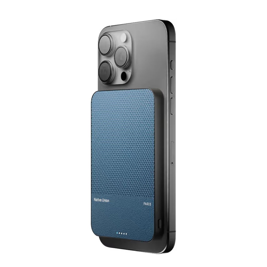 Native Union Classic Magnetic Power Bank 5000mAh  (Navy)