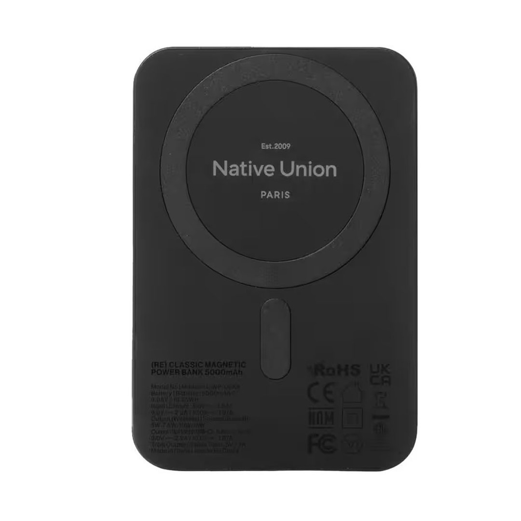 Native Union Classic Magnetic Power Bank 5000mAh  (Navy)