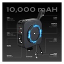 Statik SmartCharge 5-in-1 Travel Charger Power Bank 10000mAh (Black)