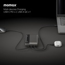 Momax 1-Power 25000mAh External Battery Pack (Black)