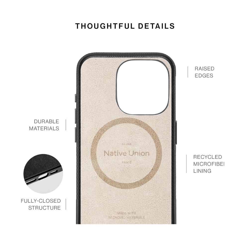 Native Union (RE) Classic Case for iPhone 16 Pro (Black)