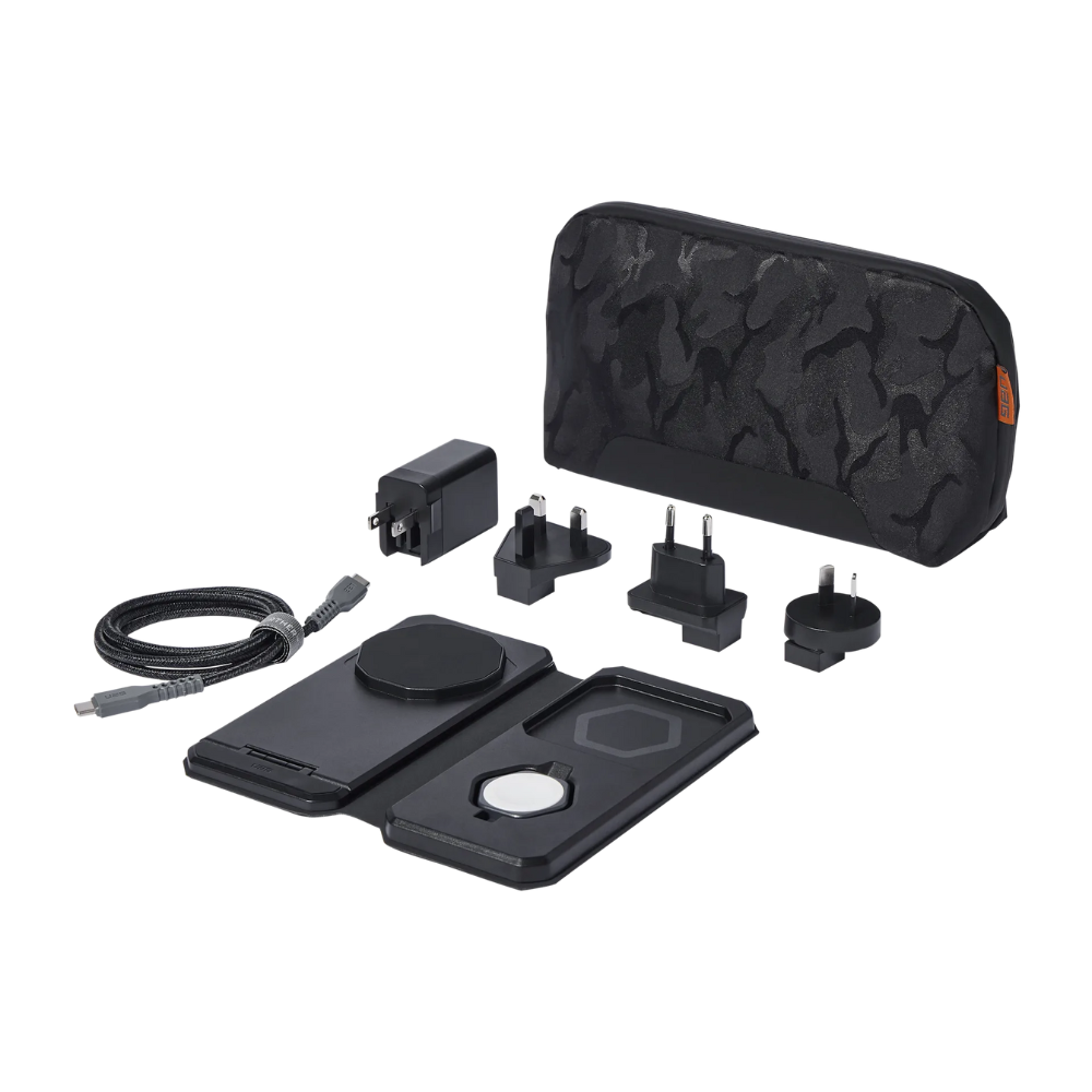 UAG 3in1 Travel Desktop Charger with Case (Black)