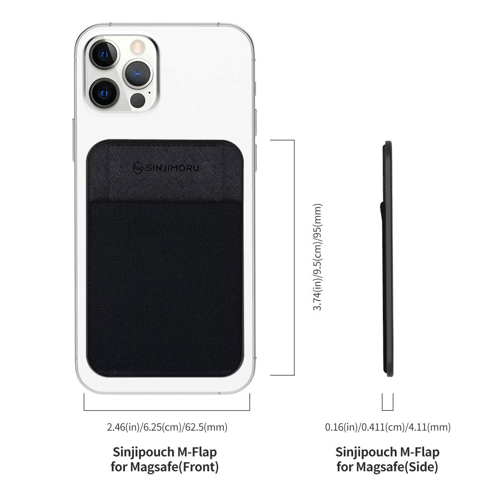 Sinjimoru M-Flap Magnetic Wallet (Gray)