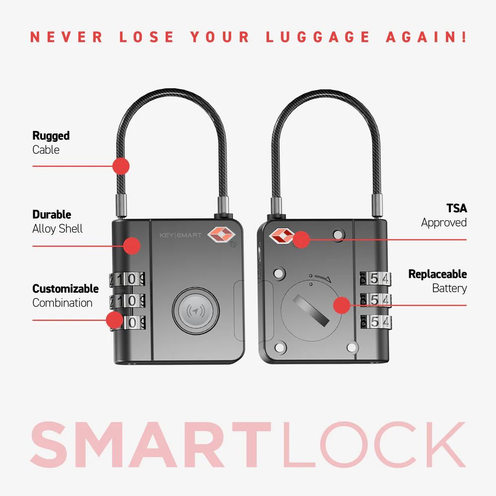 Statik SmartLock TSA Approved Find My Lock