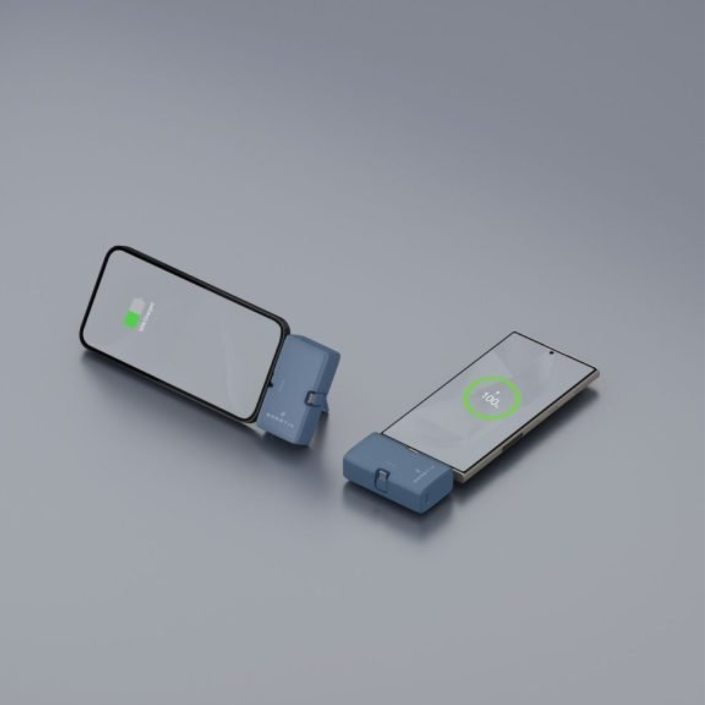 Smartix Premium Power Bank 5000mAh with Apple Watch Charger (Blue)