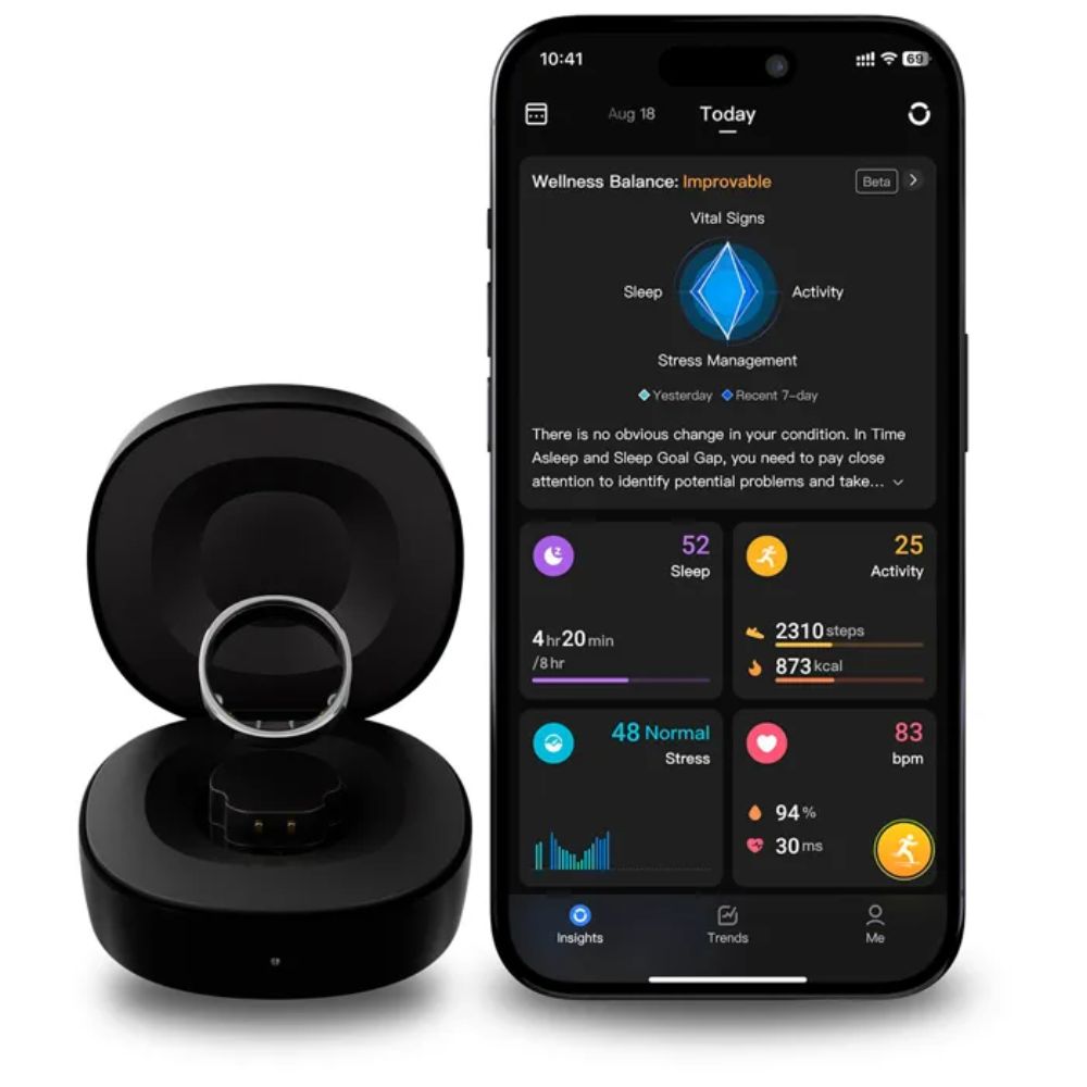 Ringconn Smart Ring Gen 2 Size 12 (Silver)