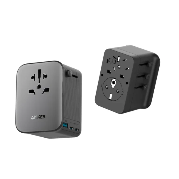 Anker Nano Travel Adapter (4-in-1, 65W) (Black)