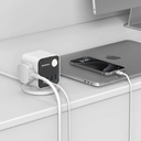 Momax 1-Charge Work Flow 3-Outlet Power Cube with USB (White)