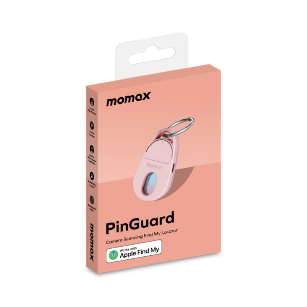 Momax PinGuard Camera Scanning Find my locator (Pink)