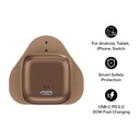 Momax 1-Charge 1-Port GaN 30W charger (UK) (Desert Titanium)