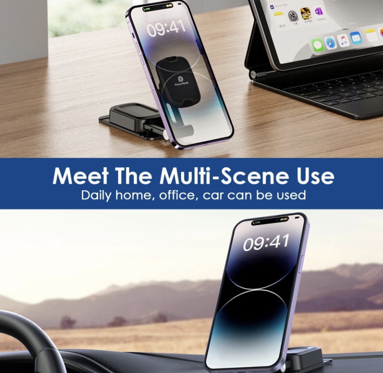 Phone Planet Magnetic Car Mount Bracket 360° (Black)