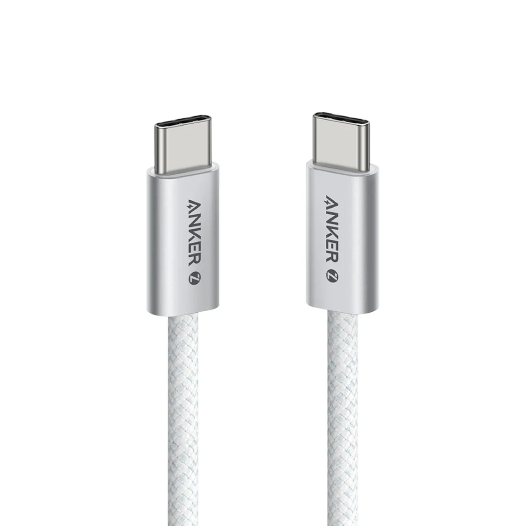 Anker Zolo USB-C to USB-C Cable 240W Braided (1.8m/6ft) (White)