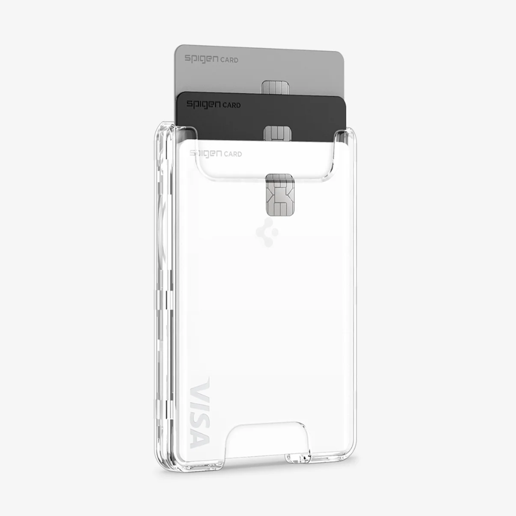 Spigen Ultra Hybrid MagFit Card Holder (Clear)