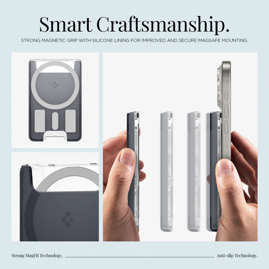 Spigen MagFit Card Holder Classic C1 (Graphite)