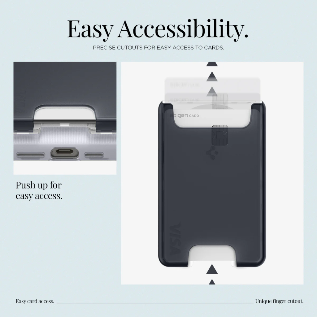 Spigen MagFit Card Holder Classic C1 (Graphite)