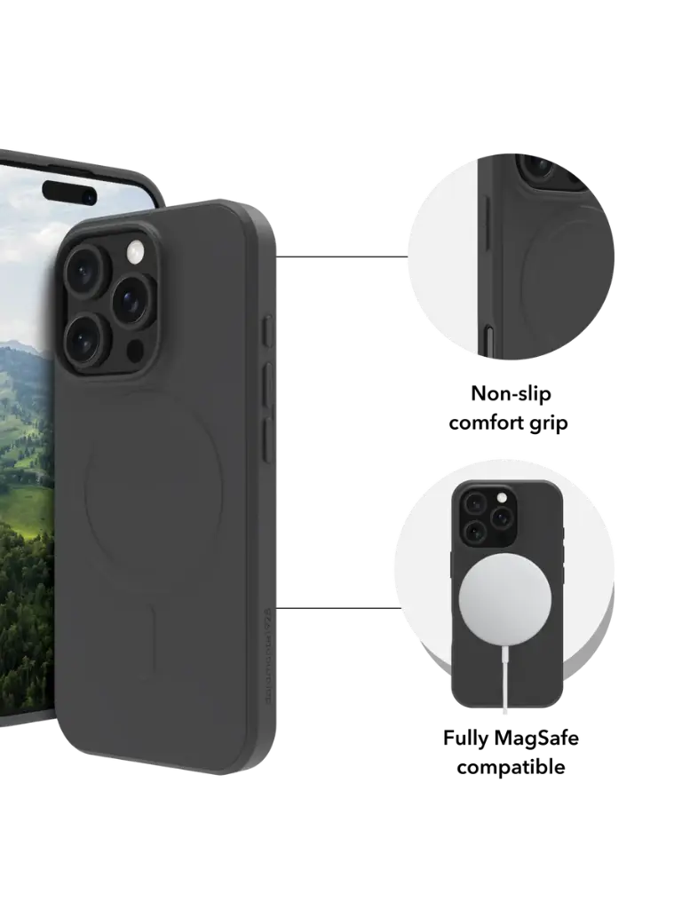 Dbramante Greenland Pro MS Case for iPhone 16 (Night Black)