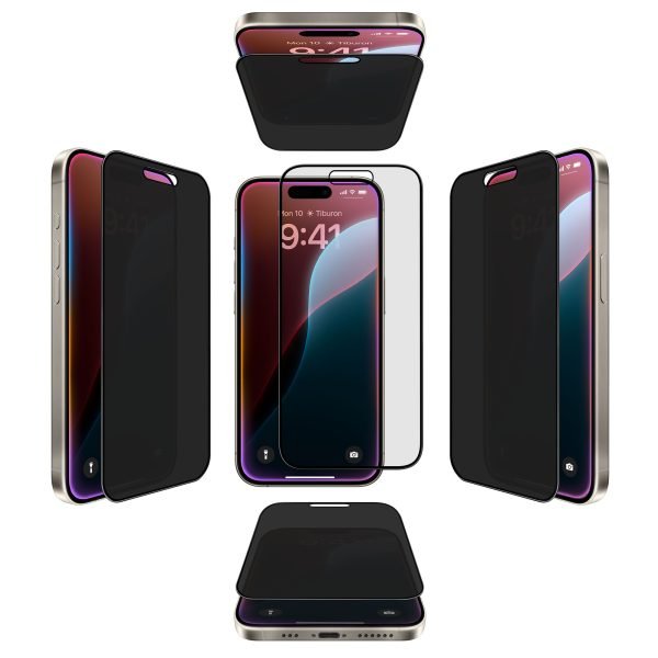 Torrii Bodyglass Anti-Bacterial Screen Protector For iPhone 16 Pro Max (Privacy)