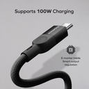Momax Mag.Link 100W USB-C to USB-C Magnetic Cable 1m  (Black)