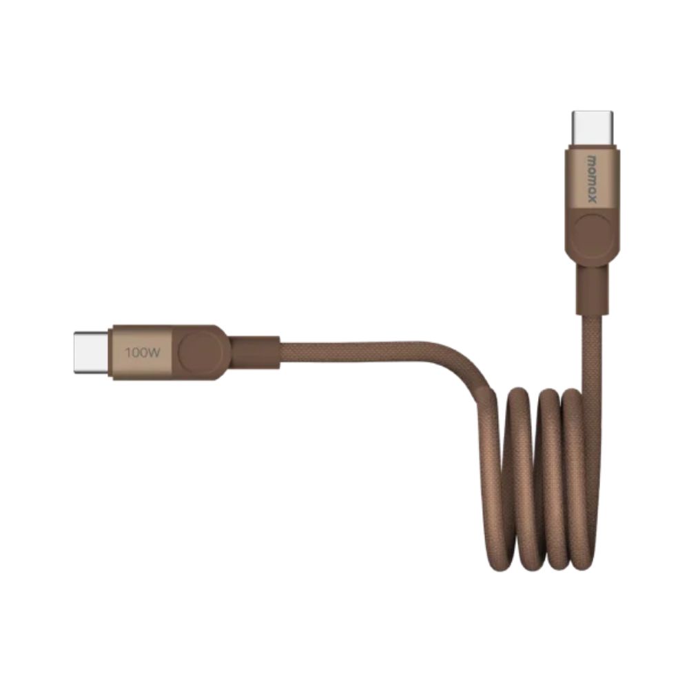 Momax Mag.Link 100W USB-C to USB-C Magnetic Cable 1m  (Desert Titanium)