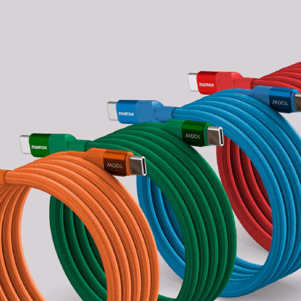 Momax Mag.Link 100W USB-C to USB-C Magnetic Cable 1m  (Orange)