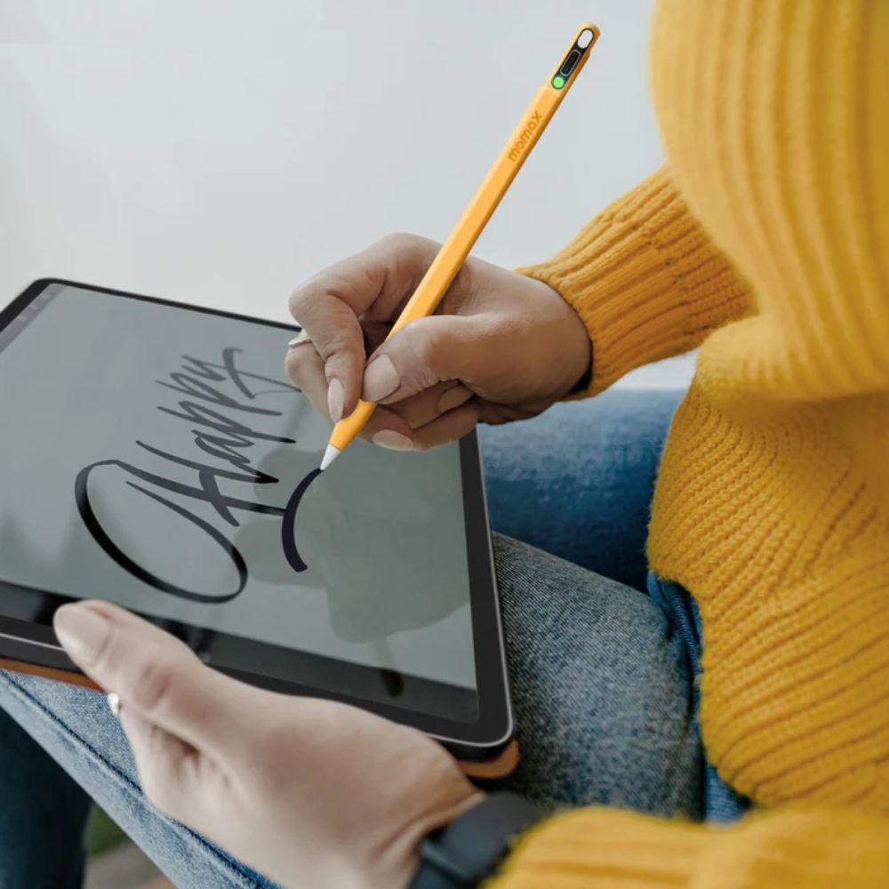 Momax Mag.Link Pop Magnetic active stylus pen (Yellow)