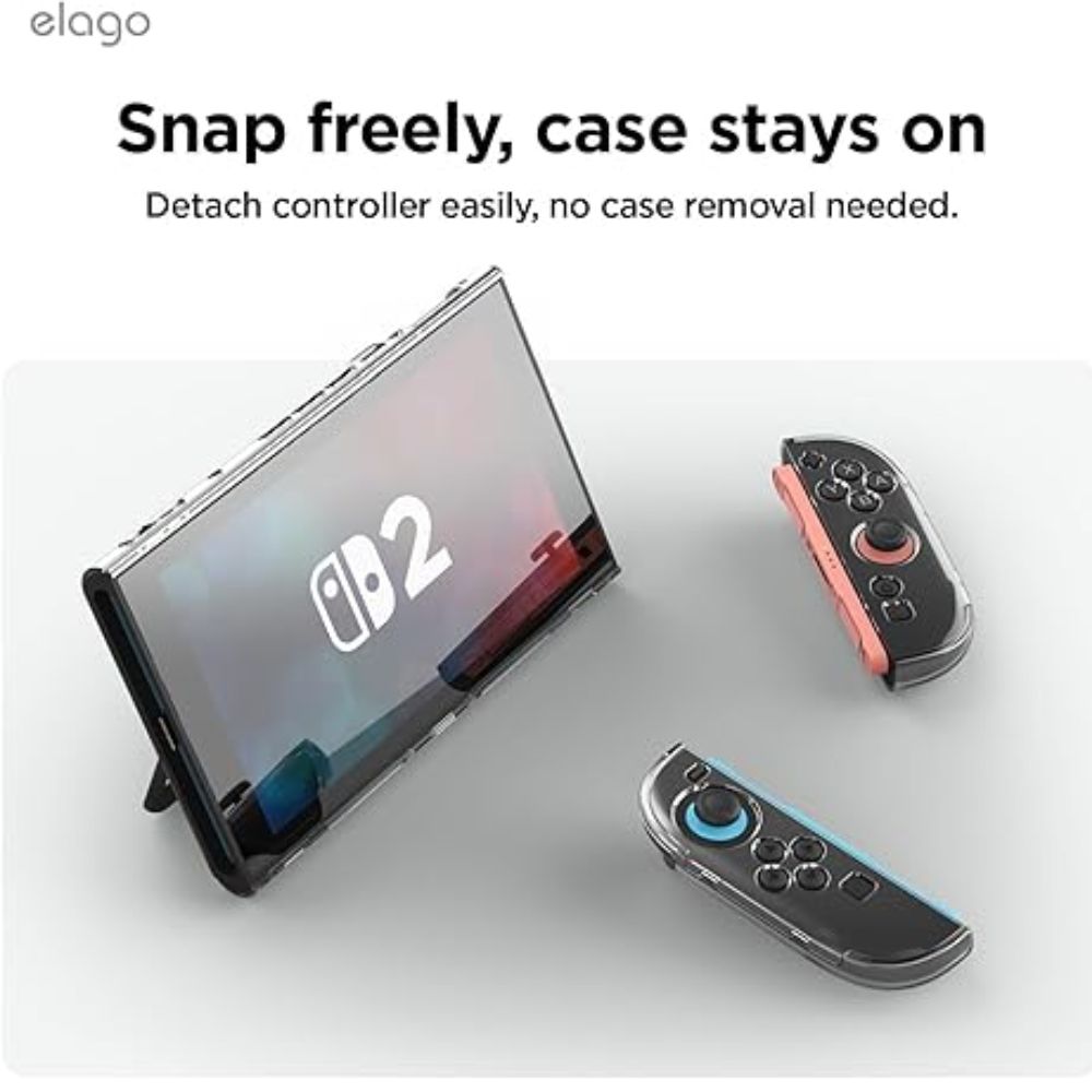 Elago Clear Case for Nintendo Switch 2 PC (Clear)