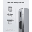 Anker 547 USB-C Hub (7-in-2, for MacBook) (Silver)