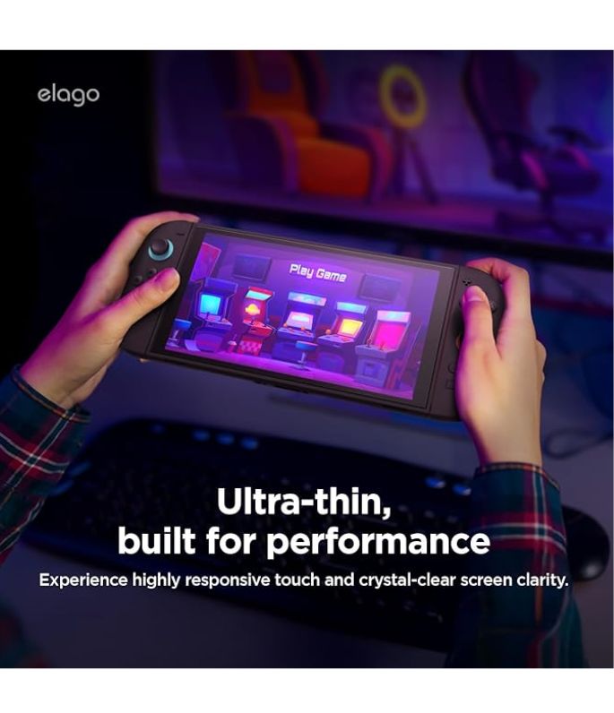 Elago Tempered Glass Screen Protector for Nintendo Switch 2