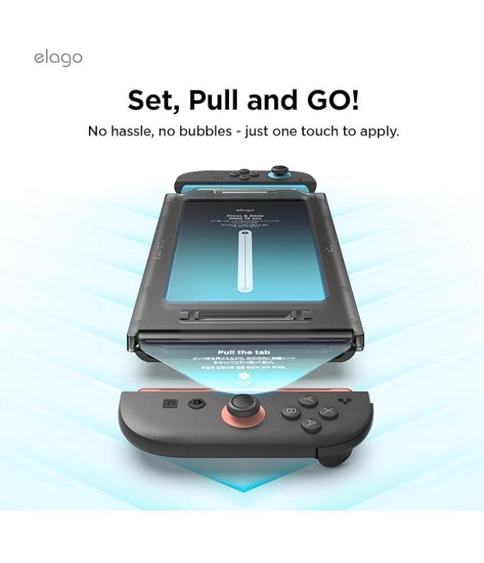 Elago Tempered Glass Screen Protector for Nintendo Switch 2