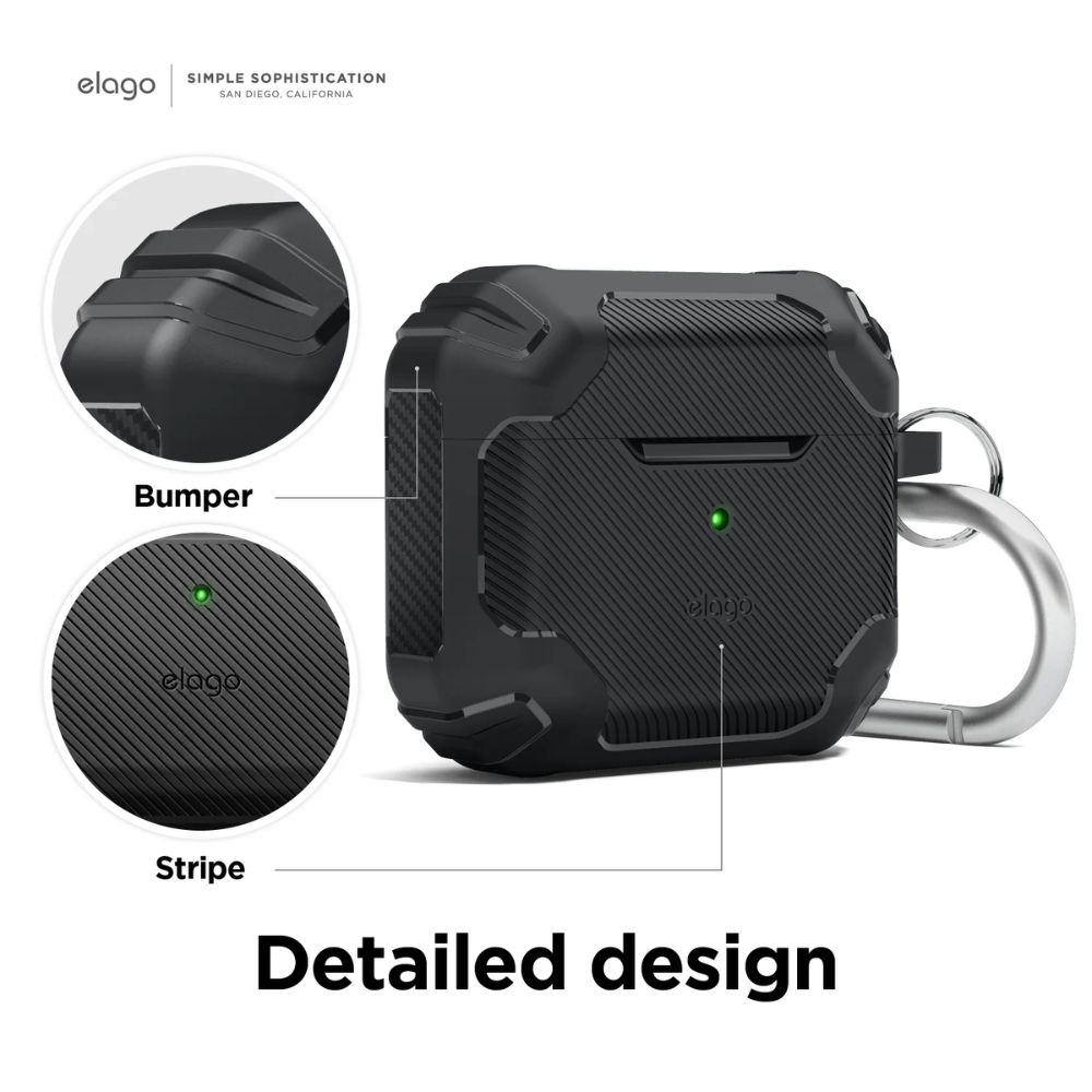 Elago Armor Case Airpods 3 (Black)